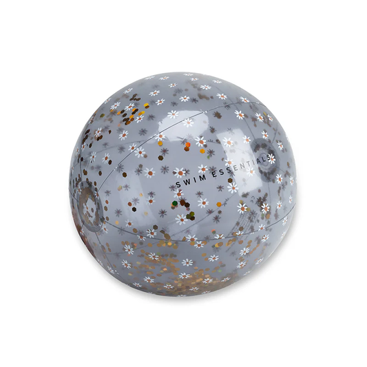 balon de plage - bleu - daisy flower