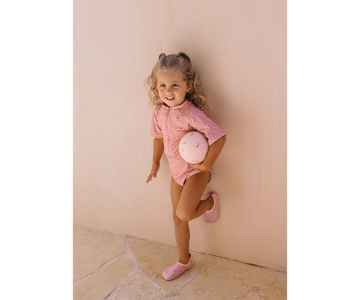 Maillot de Bain Zippé Whale Pink Monnëka précommande