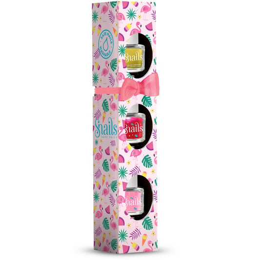 Escargots - Mini Flamingo Pack de 3