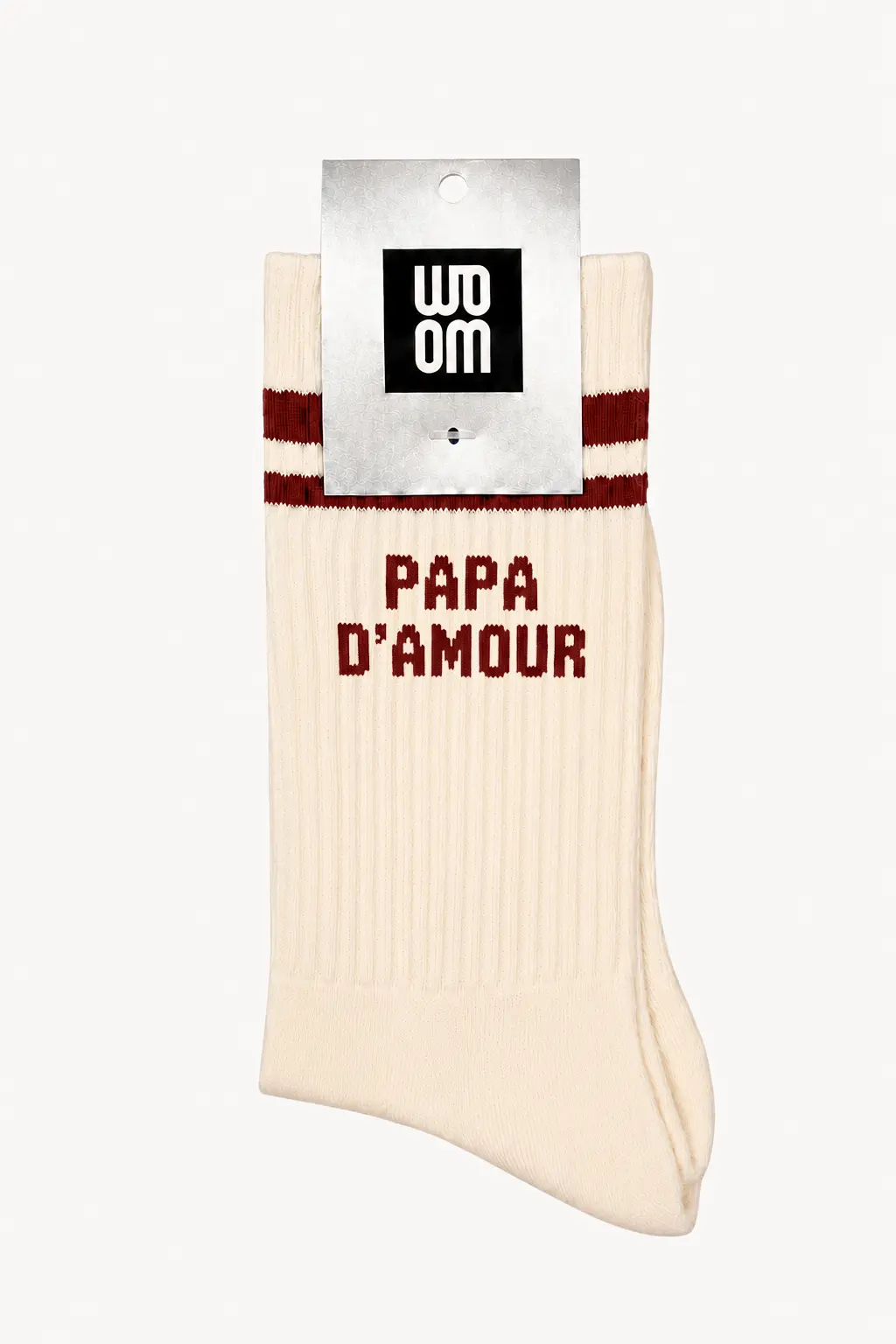 Chaussette Homme PAPA D'AMOUR - Bordeaux
