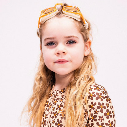 lunettes de natation - beige - leopard