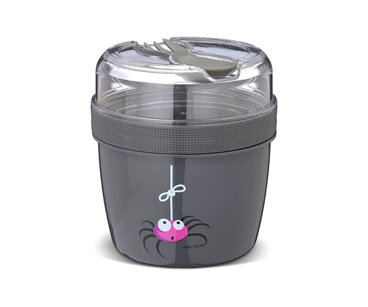 Boîte à lunch Snack n'Ice Cup L Araignée Grise