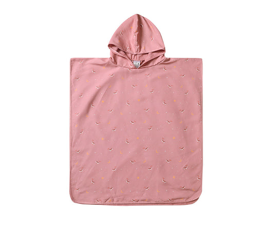 Poncho de Plage Whale Pink Monnëka précommande