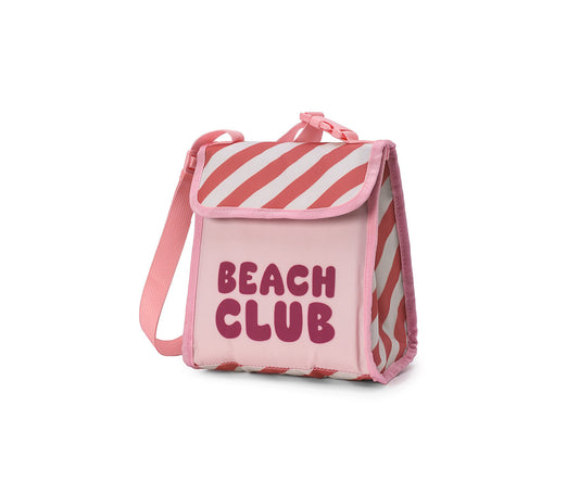 Sac à Goûter Isotherme Stripes Bloom & Blush Monnëka Précommande