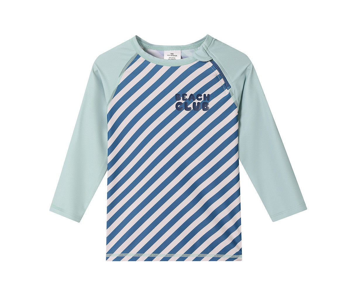 T-Shirt Anti UV à Manches Longues Stripes Blues & Beyond Monnëka precommande