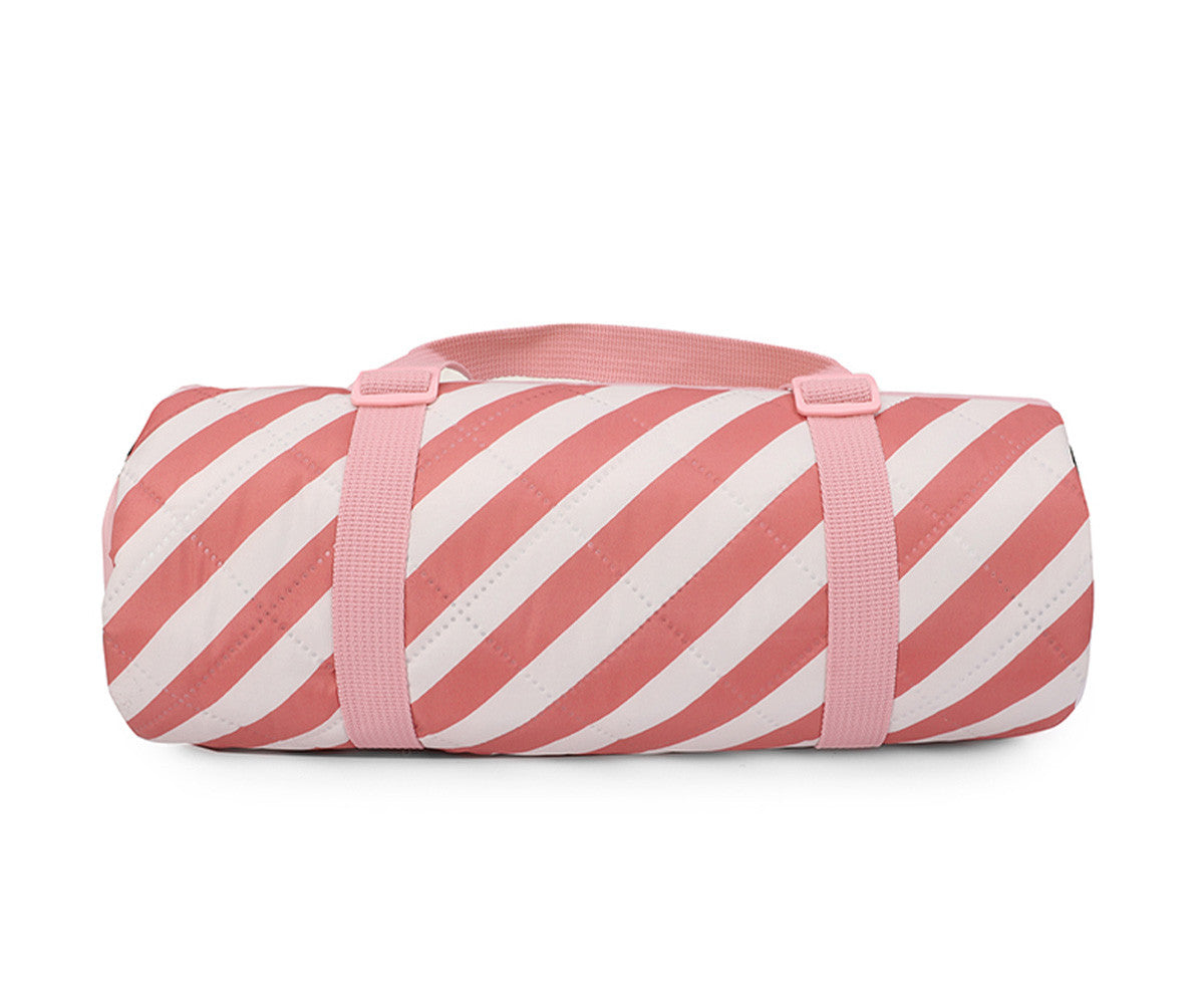 Couverture Pique-Nique Stripes Bloom & Blush Monnëka Précommande