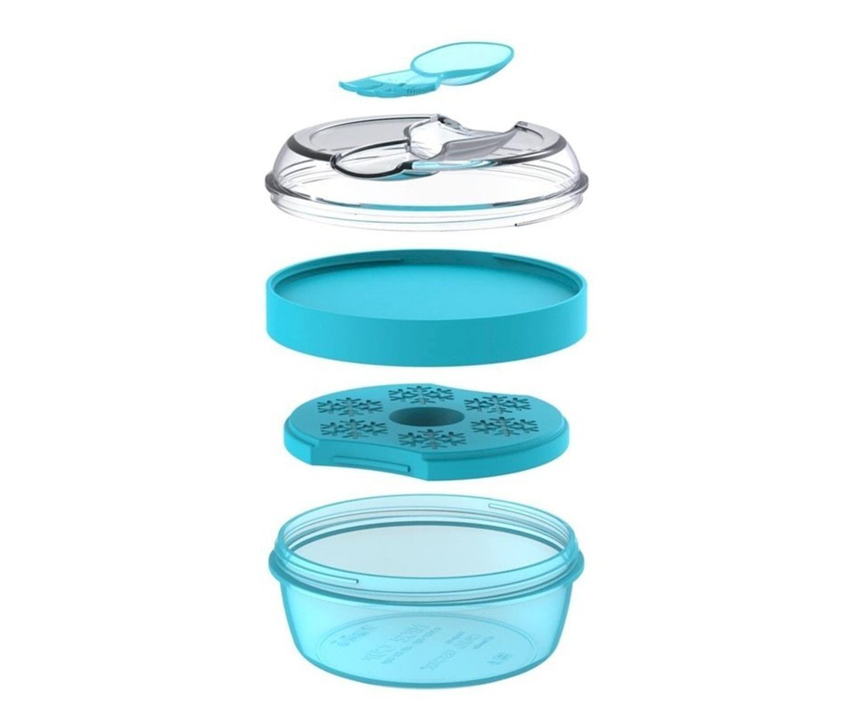 Boîte à lunch Turquoise N'ice Cup avec Couvercle Réfrigérant