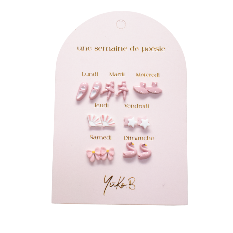 Nouveauté ! Boucles d'oreilles - Une Semaine de Poésie Danse