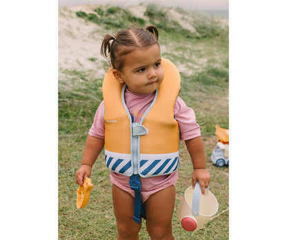 Gilet de Flottation et Apprentissage Stripes Blues & Beyond 1-2 ans Monnëka précommande