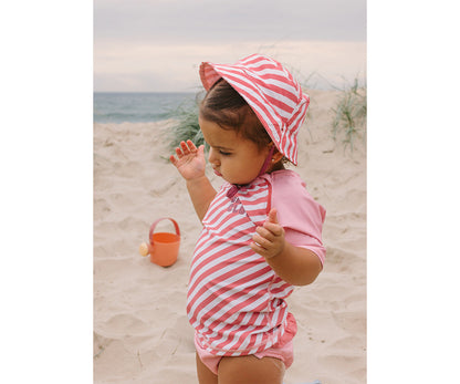 Bob Réversible Stripes Bloom & Blush Monnëka précommande