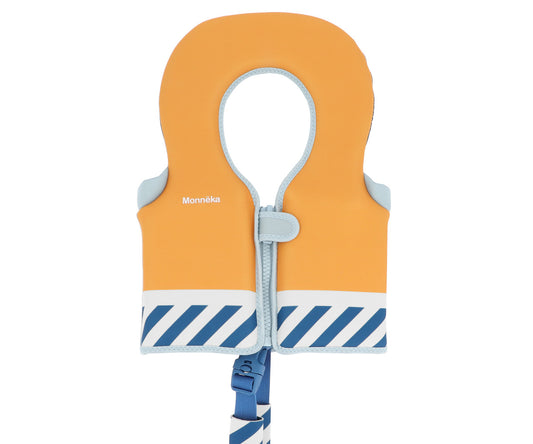 Gilet de Flottation et Apprentissage Stripes Blues & Beyond 1-2 ans Monnëka précommande