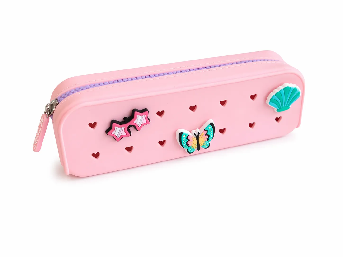 Personalized Perforated Silicone Pencil Case