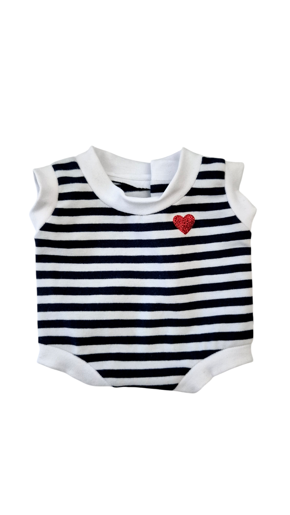 MALO body bleu/blanc cœur rouge