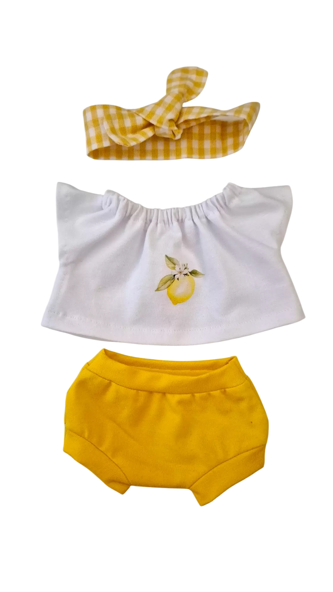 SUZANNE tee-shirt applique citon + culotte jersey + bandeau