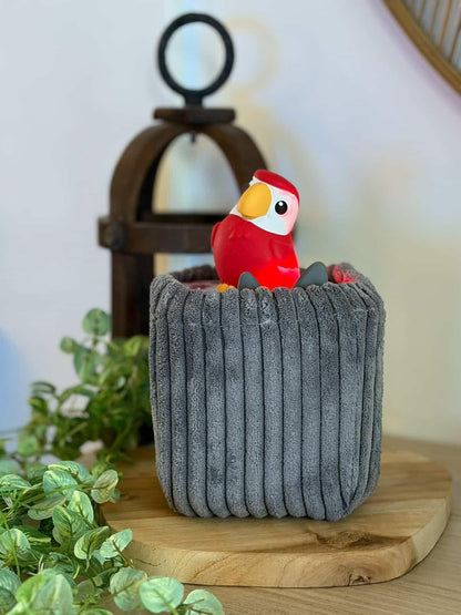Housse tonibox 1 & 2 - velours grosse côte gris foncé