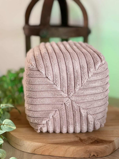 Housse tonibox 1 & 2 - velours grosse côte vieux rose