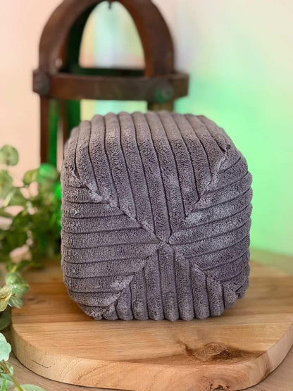 Housse tonibox 1 & 2 - velours grosse côte gris foncé