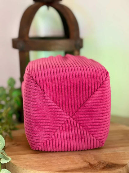 Housse tonibox 1 & 2 - velours fine côte fuchsia