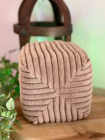 Housse tonibox 1 & 2 - velours grosse côte beige