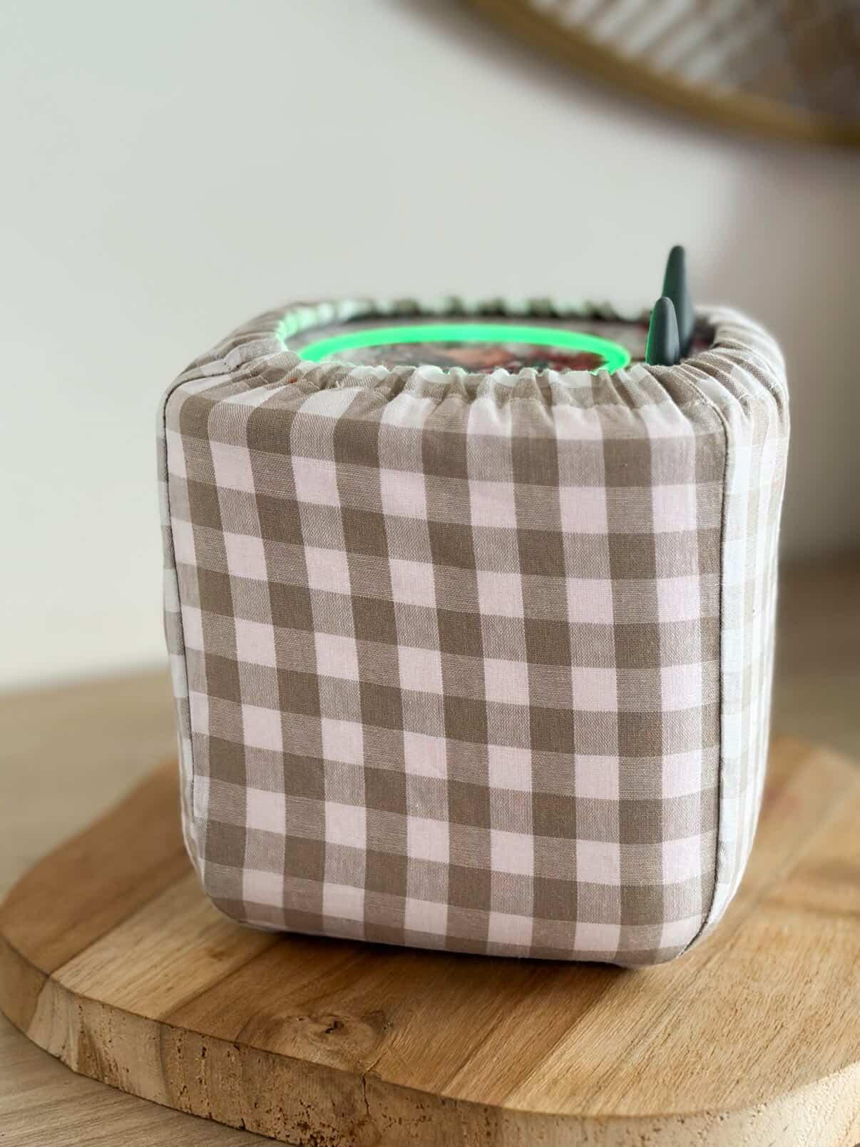 Housse tonibox 1 & 2 - vichy beige