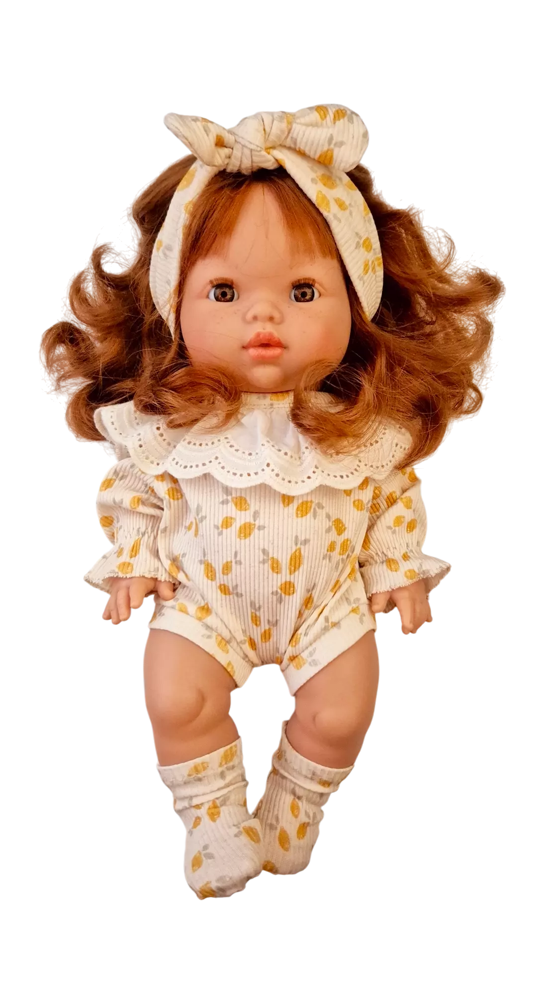 SUZANNE combi col broderie anglaise+bandeau+chaussettes